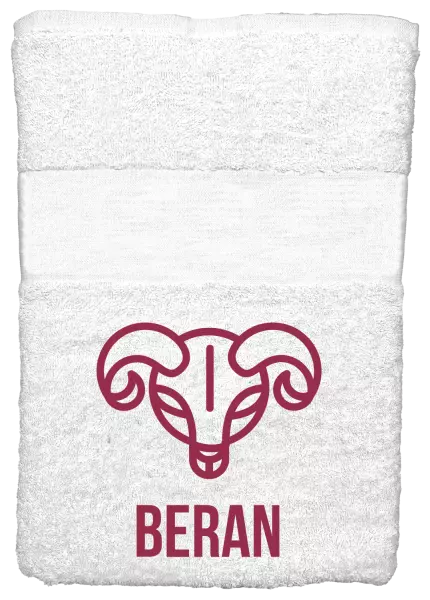 Osuška (100x150 cm) Znamení beran
