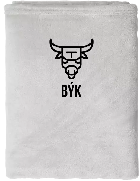 Deka mikroplyš (150x200 cm) Znamení býk