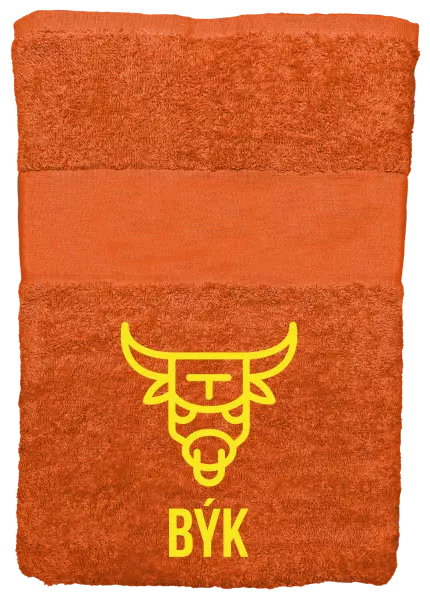 Osuška (100x150 cm) Znamení býk