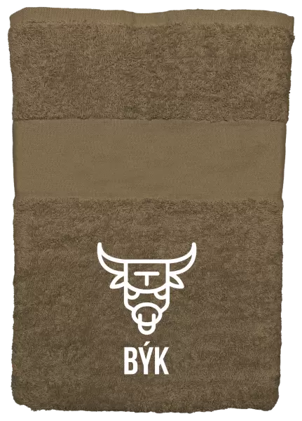 Ručník (50x100 cm) Znamení býk