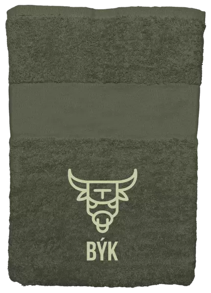 Ručník (50x100 cm) Znamení býk