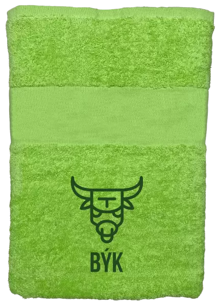 Ručník (50x100 cm) Znamení býk