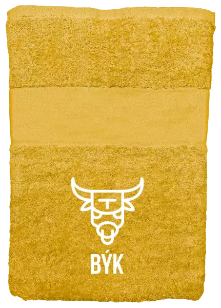 Ručník (50x100 cm) Znamení býk
