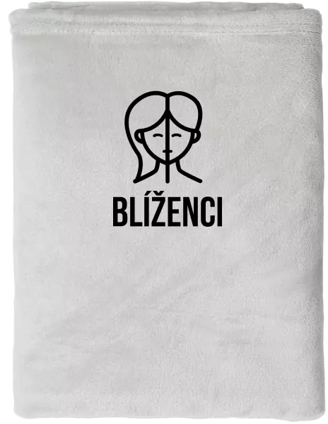 Mikroplyšová deka Znamení blíženci