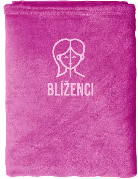 Deka mikroplyš (150x200 cm) Znamení blíženci