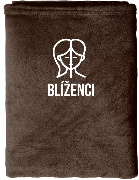 Mikroplyšová deka Znamení blíženci