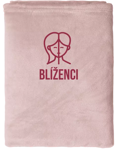 Mikroplyšová deka Znamení blíženci