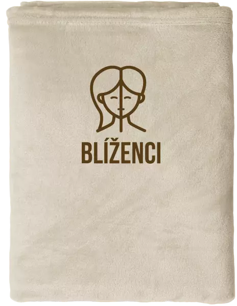 Mikroplyšová deka Znamení blíženci