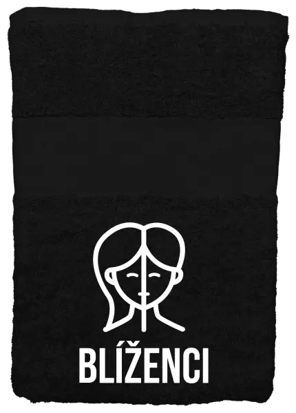 Osuška (100x150 cm) Znamení blíženci