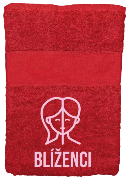 Osuška (100x150 cm) Znamení blíženci