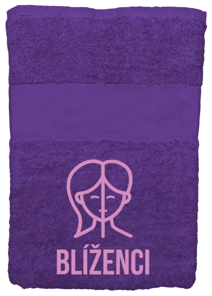Osuška (100x150 cm) Znamení blíženci
