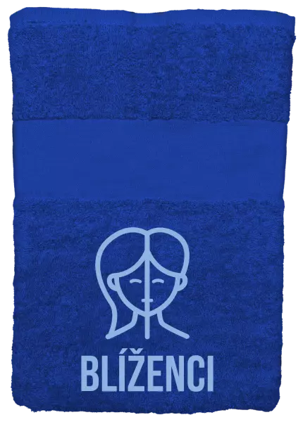 Osuška (100x150 cm) Znamení blíženci