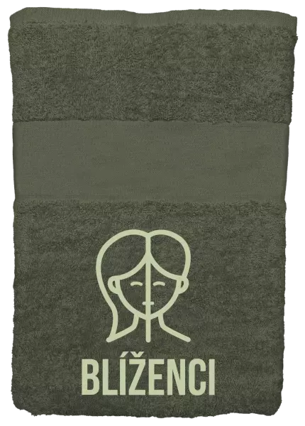 Osuška (100x150 cm) Znamení blíženci