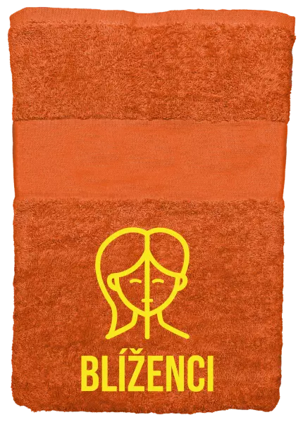 Osuška (100x150 cm) Znamení blíženci