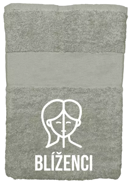 Osuška (100x150 cm) Znamení blíženci