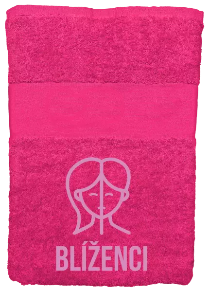 Osuška (100x150 cm) Znamení blíženci