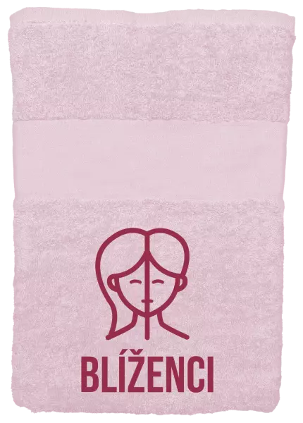 Osuška (100x150 cm) Znamení blíženci