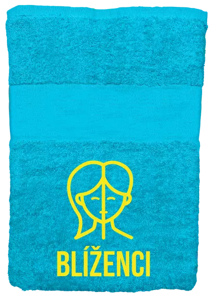Osuška (100x150 cm) Znamení blíženci