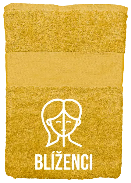 Osuška (100x150 cm) Znamení blíženci