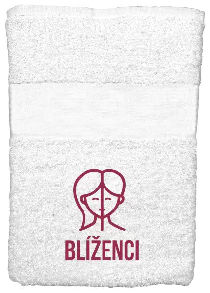 Ručník (50x100 cm) Znamení blíženci