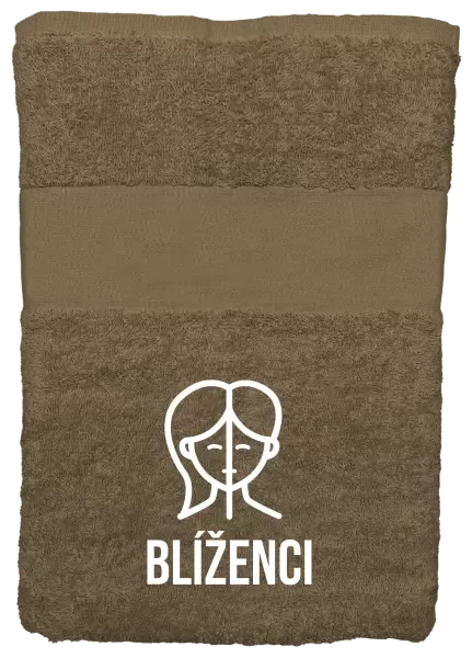 Ručník (50x100 cm) Znamení blíženci