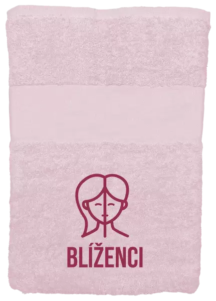 Ručník (50x100 cm) Znamení blíženci