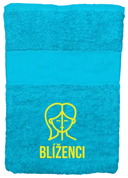 Ručník (50x100 cm) Znamení blíženci