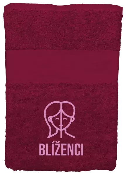 Ručník (50x100 cm) Znamení blíženci