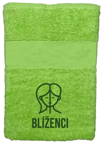 Ručník (50x100 cm) Znamení blíženci