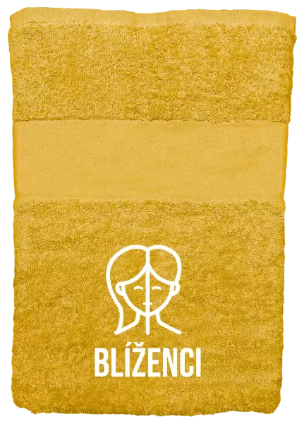 Ručník (50x100 cm) Znamení blíženci