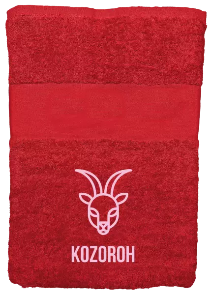 Ručník (50x100 cm) Znamení kozoroh