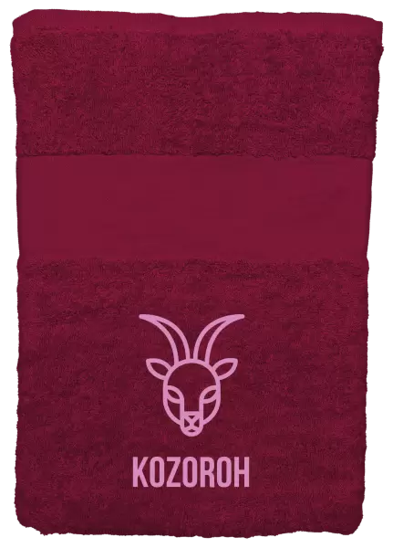 Ručník (50x100 cm) Znamení kozoroh
