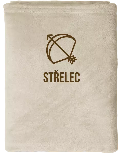 Mikroplyšová deka Znamení střelec
