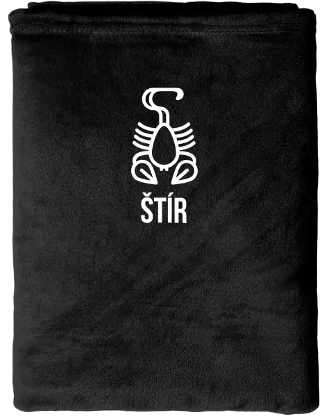 Deka mikroplyš (150x200 cm) Znamení štír