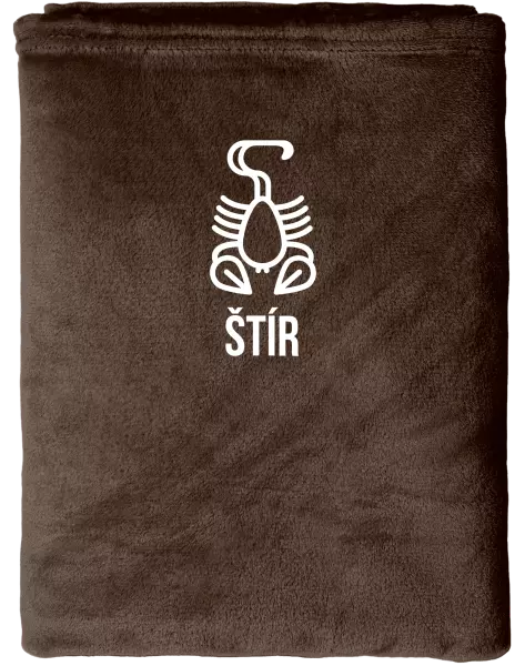 Mikroplyšová deka Znamení štír