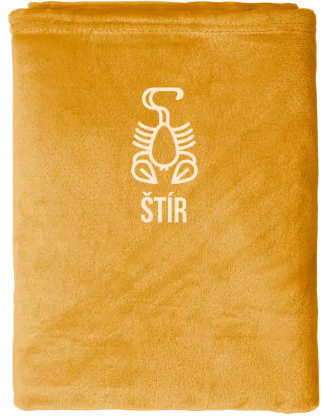 Mikroplyšová deka Znamení štír