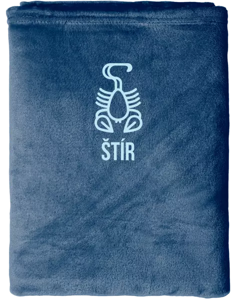 Mikroplyšová deka Znamení štír