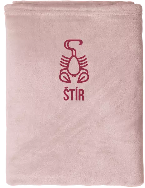 Deka mikroplyš (150x200 cm) Znamení štír