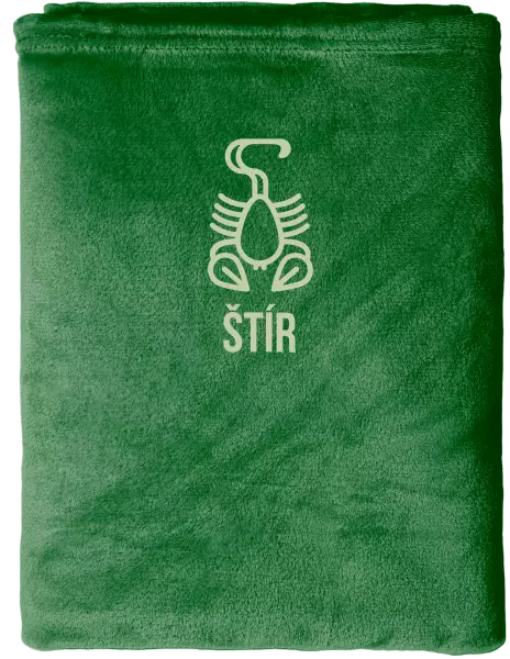 Mikroplyšová deka Znamení štír