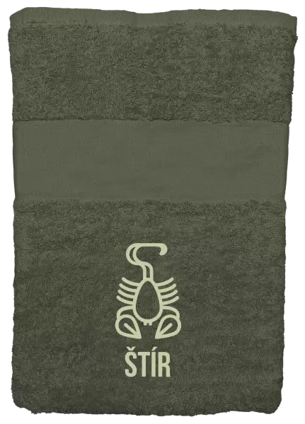 Ručník (50x100 cm) Znamení štír