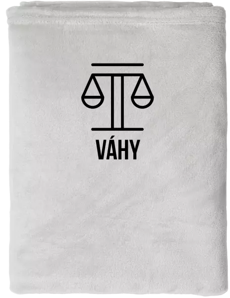 Mikroplyšová deka Znamení váhy
