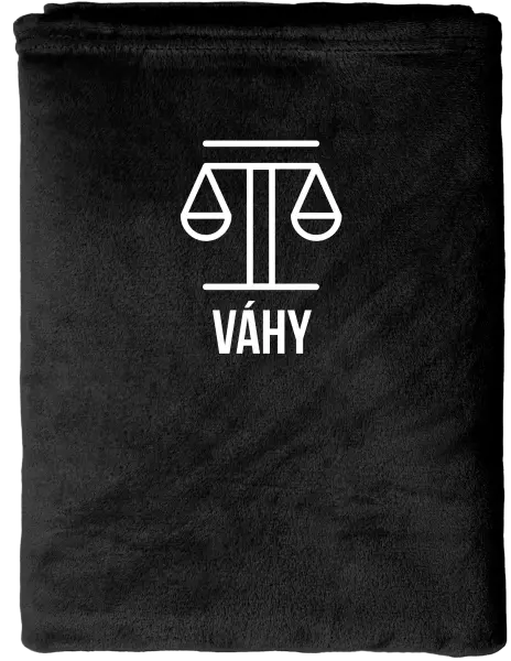 Mikroplyšová deka Znamení váhy