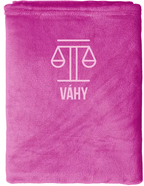 Mikroplyšová deka Znamení váhy