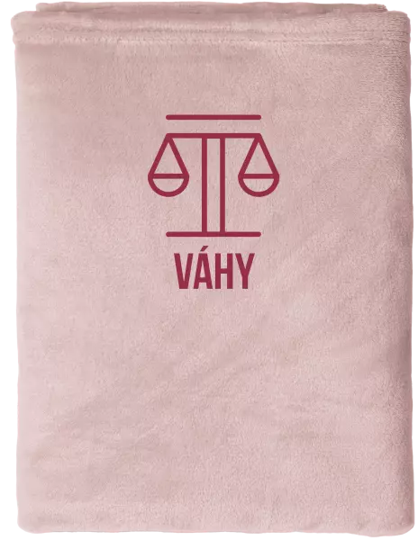 Mikroplyšová deka Znamení váhy