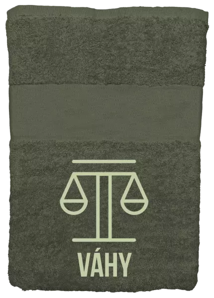 Osuška (100x150 cm) Znamení váhy
