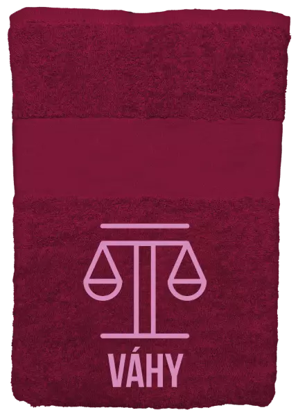 Osuška (100x150 cm) Znamení váhy