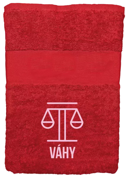 Ručník (50x100 cm) Znamení váhy