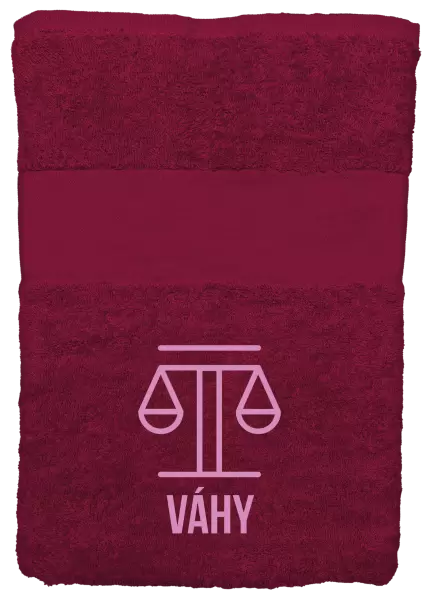 Ručník (50x100 cm) Znamení váhy