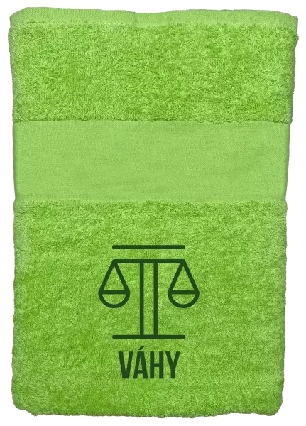 Ručník (50x100 cm) Znamení váhy