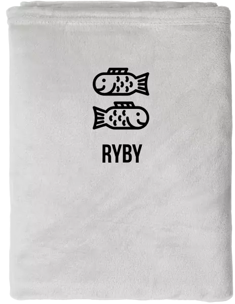 Mikroplyšová deka Znamení ryby